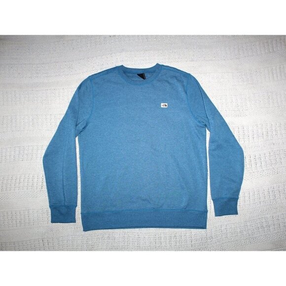 The North Face men Blue Sweater Size L crew neck pull on Layer long sleeve - Picture 1 of 8